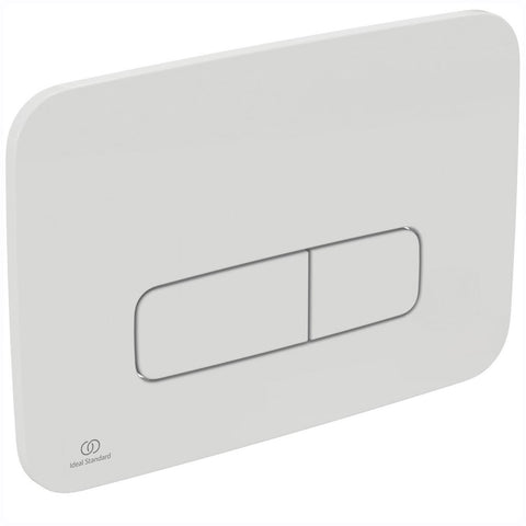 Ideal Standard Oleas White M3 Mechanical Dual Flushplate - R0123AC