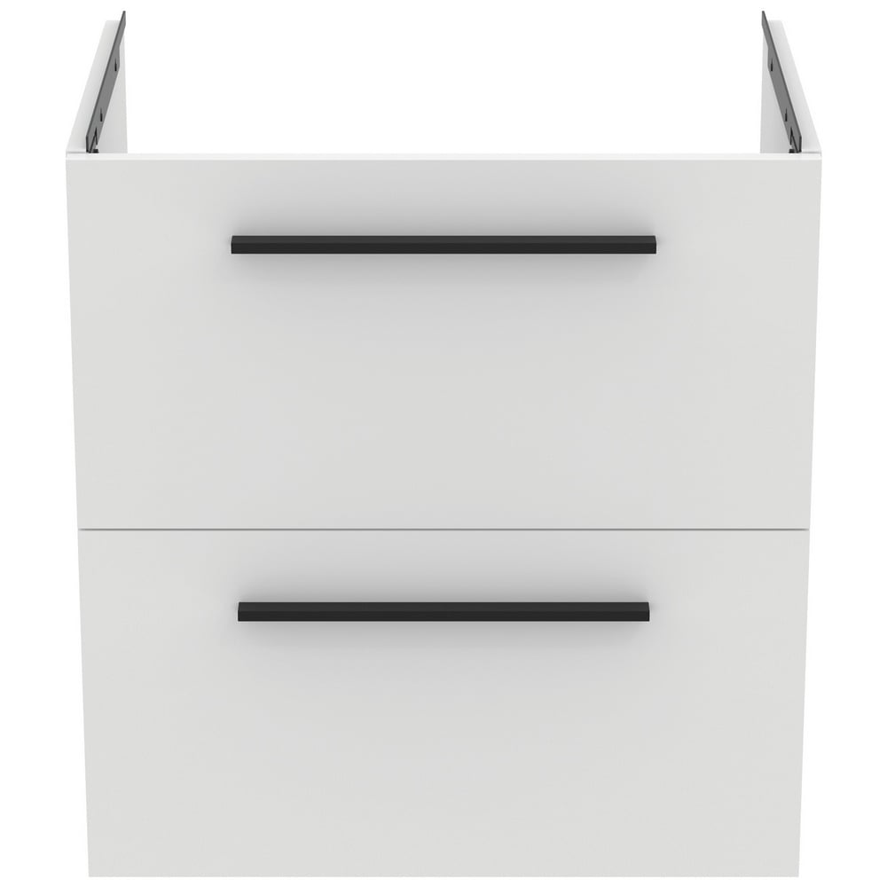 Ideal Standard i.life A Matt White 60cm Wall Hung Vanity Unit With 2 Drawers - T5255DU