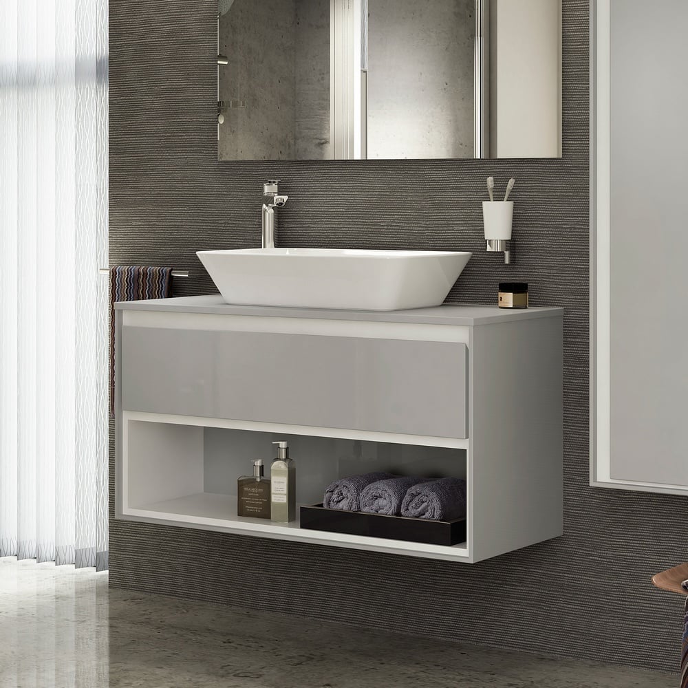 Ideal Standard Tesi Chrome Single Lever Tall, Smooth Body Basin Mixer Tap - A6575AA