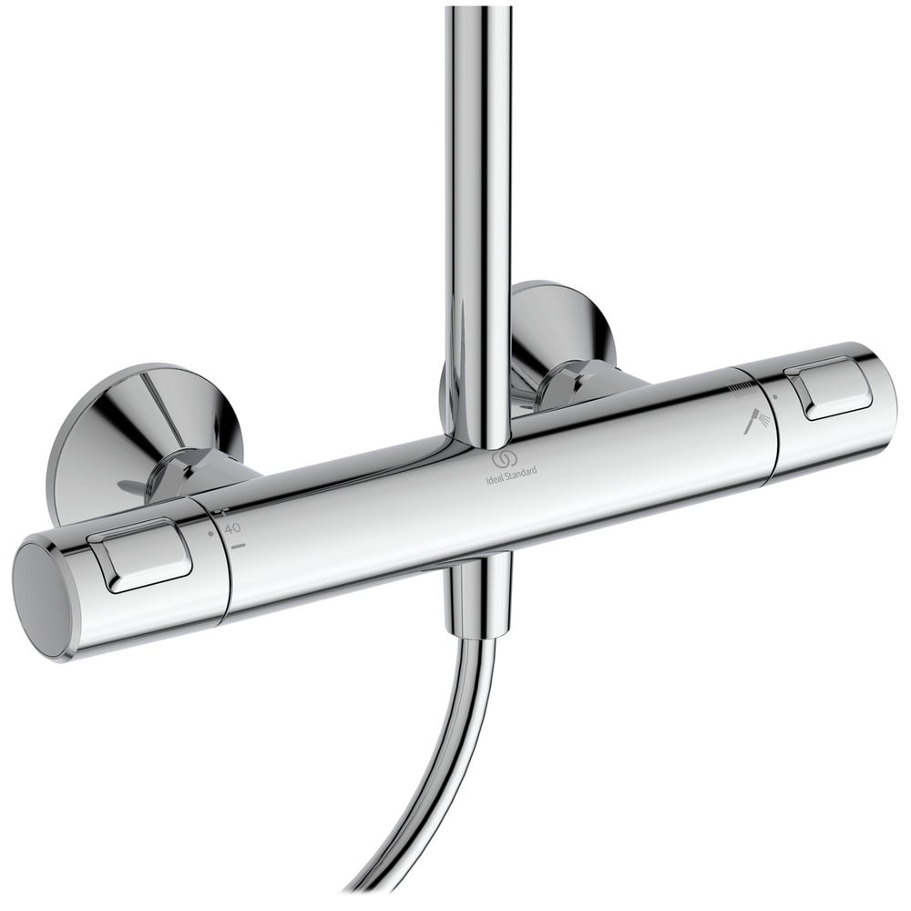 Ideal Standard Ceratherm T25+ Chrome Thermostatic Shower System - A7211AA