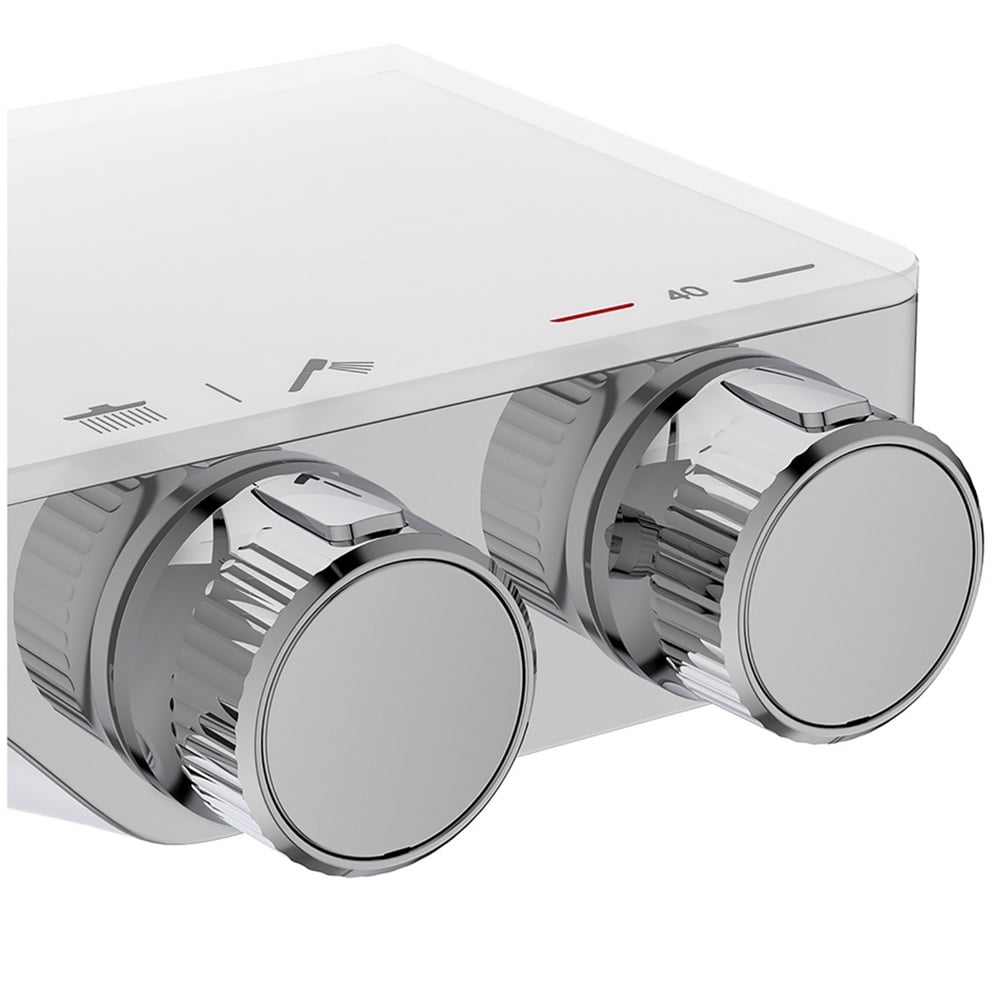 Ideal Standard Ceratherm S200 Chrome Exposed Thermostatic Shelf Shower System - A7332AA