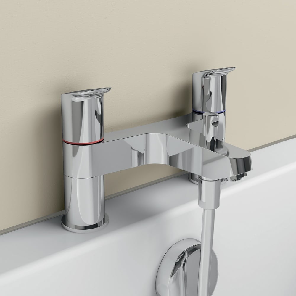 Ideal Standard Ceraflex Chrome Dual Control Bath Shower Mixer - B1823AA