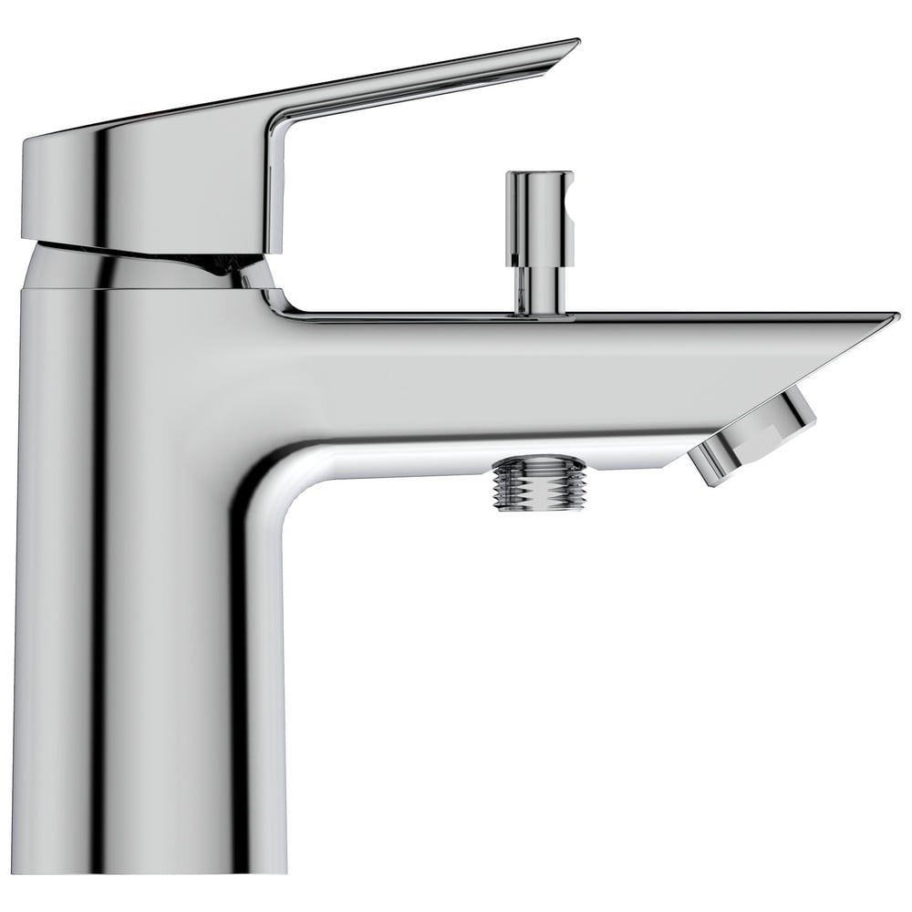 Ideal Standard Tesi Chrome Single Lever Bath Shower Mixer With Shower Set - B1957AA