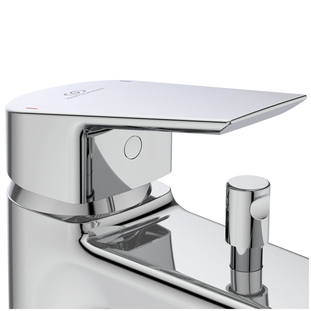 Ideal Standard Tesi Chrome Single Lever Bath Shower Mixer With Shower Set - B1957AA