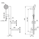 ideal-standard-idealrain-alu-silver-shower-set-600mm-with-handspray---bd586si-