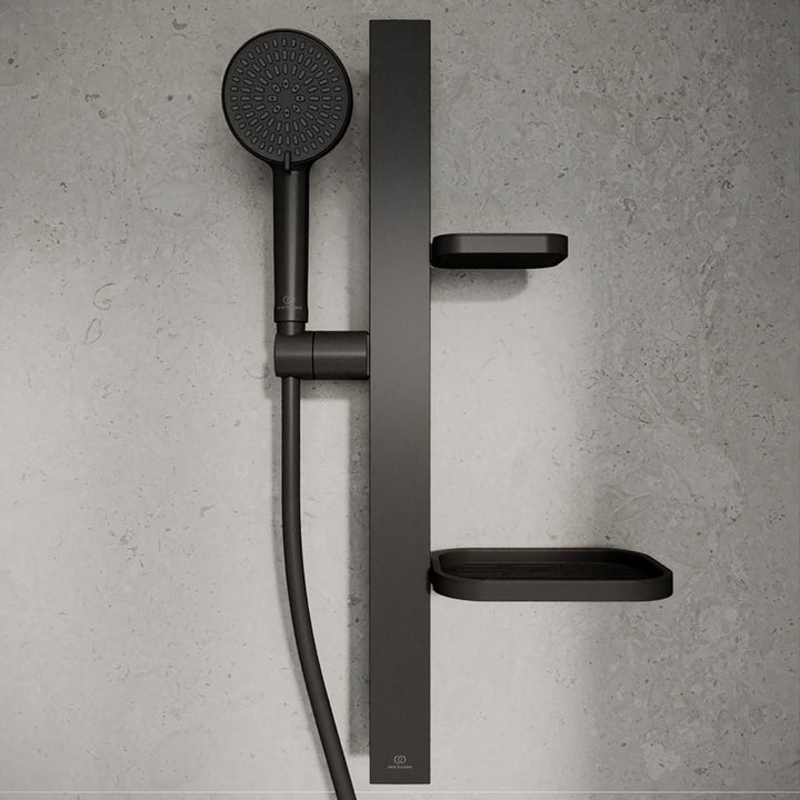 ideal-standard-idealrain-alu-silk-black-shower-set-600mm-with-handspray---bd586xg-