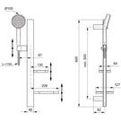 ideal-standard-idealrain-alu-silk-black-shower-set-600mm-with-handspray---bd586xg-