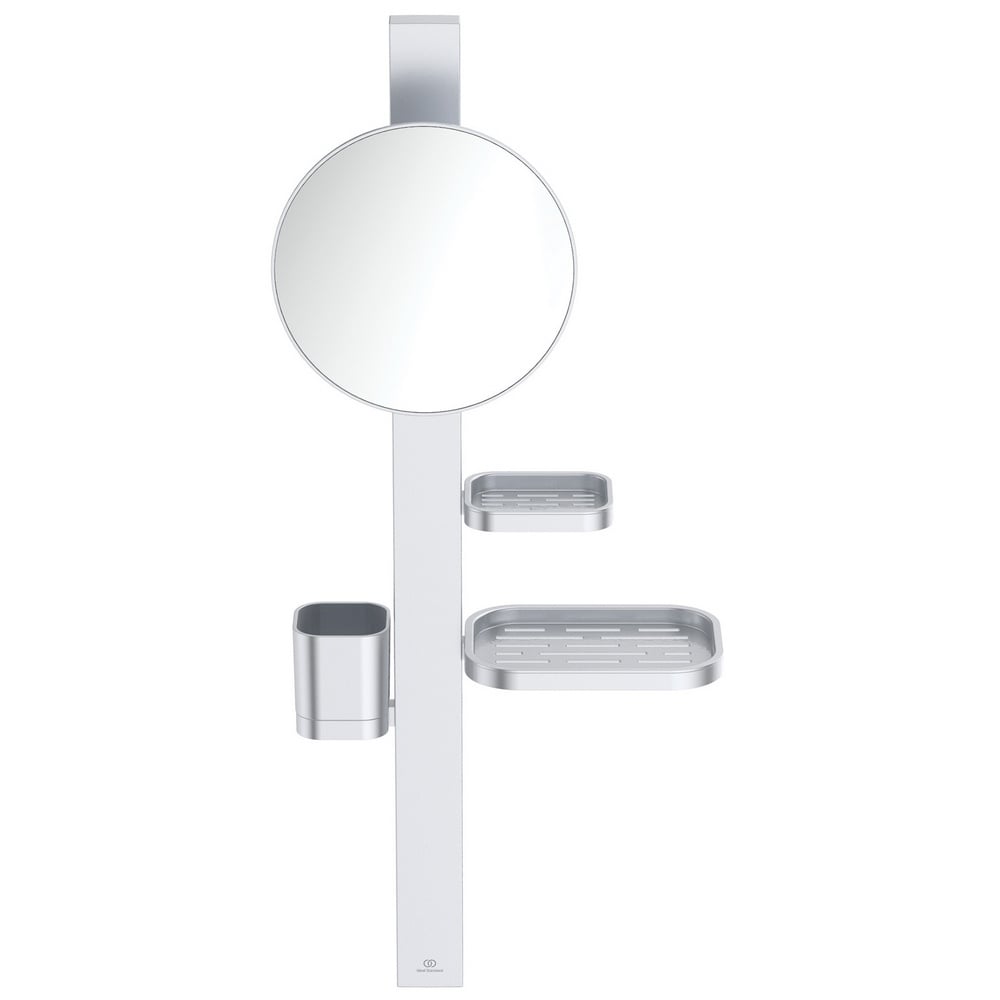 Ideal Standard Alu+ Silver Beauty Bar Small, Mirror 200mm - BD589SI