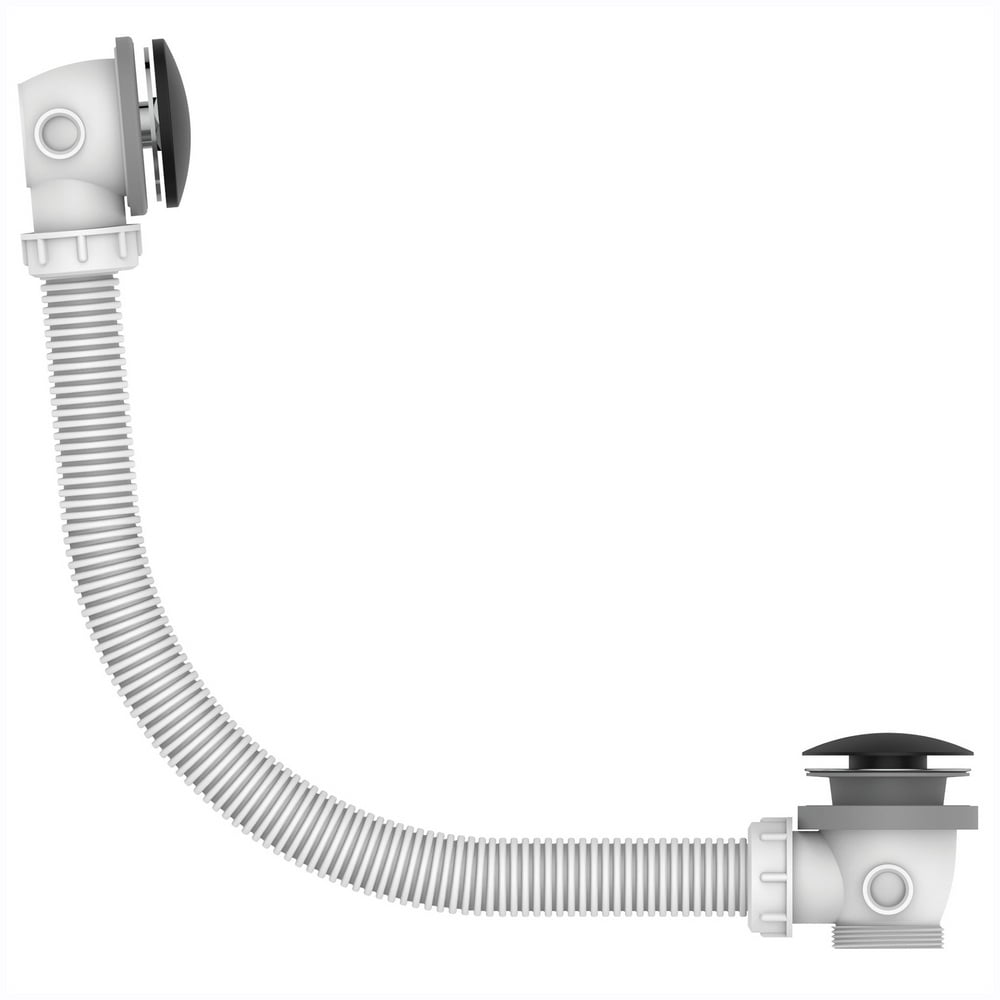 Ideal Standard Silk Black Luxury Bath Clicker Waste And Overflow - E1484V3