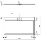 ideal-standard-ultra-flat-s-jet-black-ilife-shower-tray-1400mm-x-800mm---t5224fv-