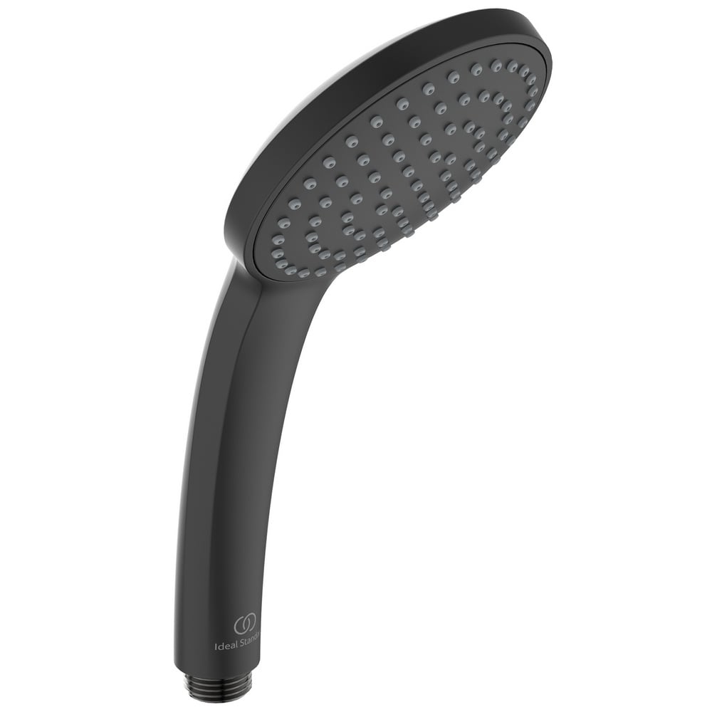 Ideal Standard Cerafine Silk Black O Dual Control Bath Shower Mixer With Shower Set - BC708XG