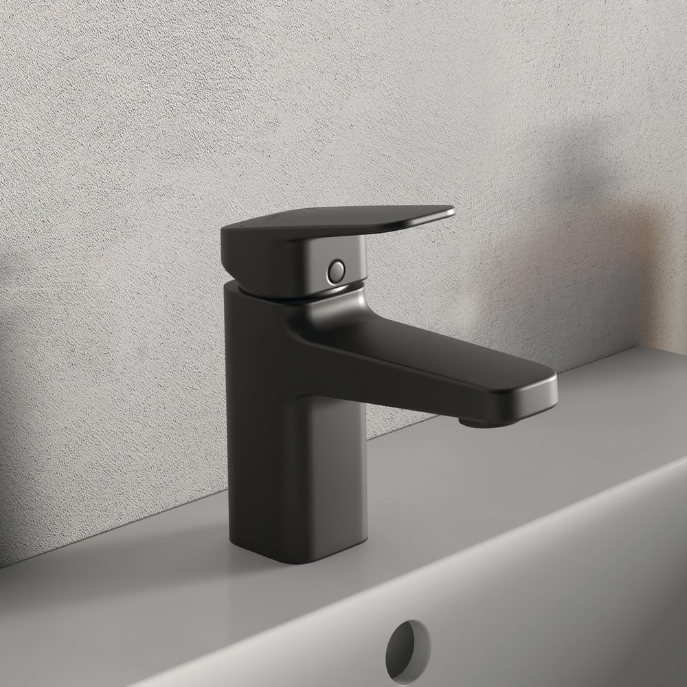 Ideal Standard Ceraplan Silk Black Single Lever Basin Mixer Tap - BD220XG