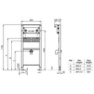 ideal-standard-prosys-neutral-washbasin-frame-for-wall-mounted-taps---r016167-
