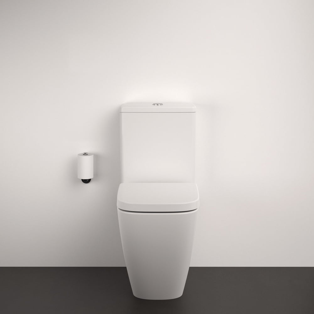 Ideal Standard i.life S White Compact Close Coupled WC Bowl With Rimls+ Technology - T519801
