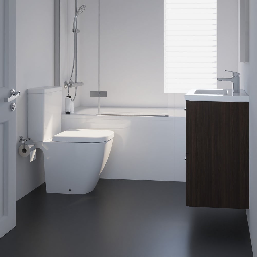 Ideal Standard i.life S White Compact Close Coupled WC Bowl With Rimls+ Technology - T519801