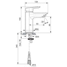 ideal-standard-tesi-chrome-single-lever-basin-mixer-tap---a6587aa-