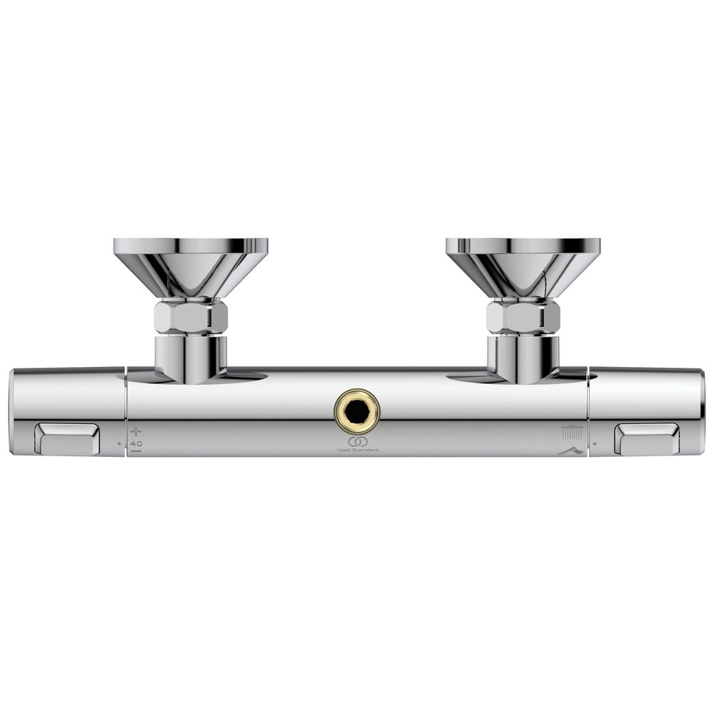 Ideal Standard Ceratherm T25 Chrome Exposed Thermostatic Shower System - A7209AA