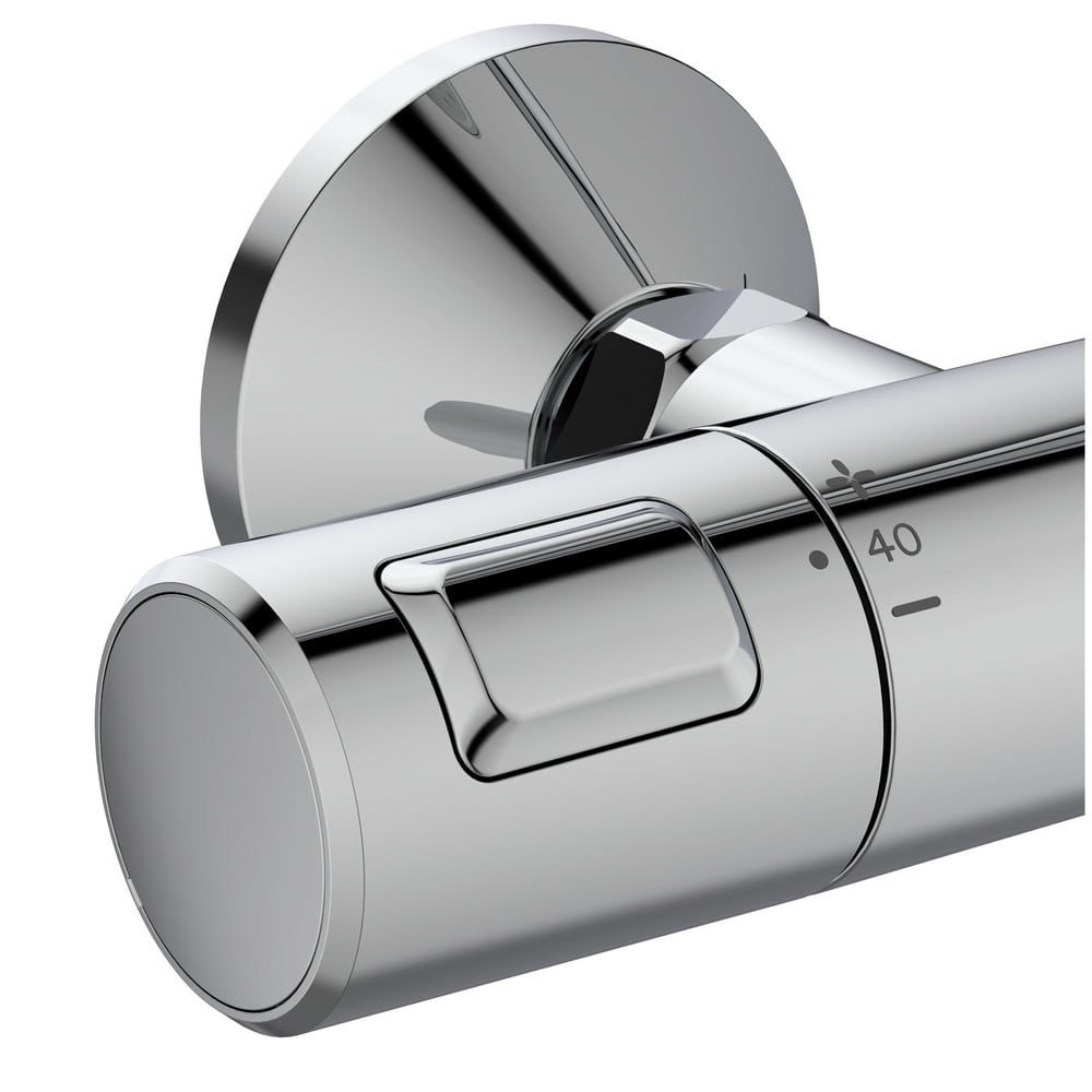 Ideal Standard Ceratherm T25 Chrome Exposed Thermostatic Shower System - A7209AA
