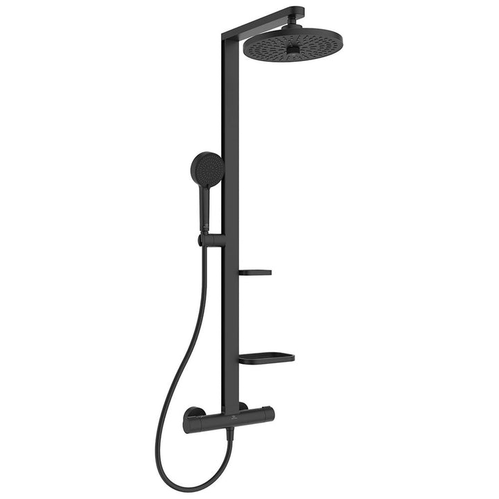 ideal-standard-ceratherm-alu-silk-black-shower-system-with-exposed-shower-mixer---bd579xg-