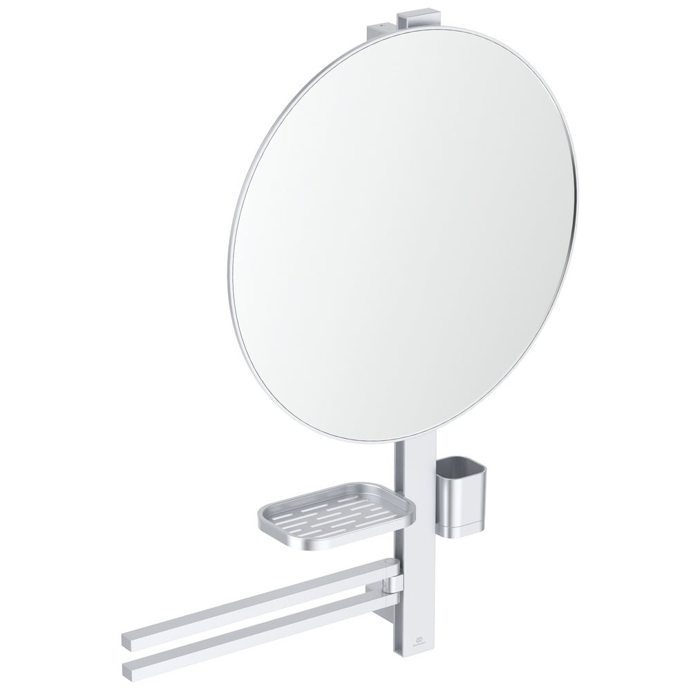 Ideal Standard Alu+ Silver Beauty Bar Large, Mirror 500mm - BD587SI