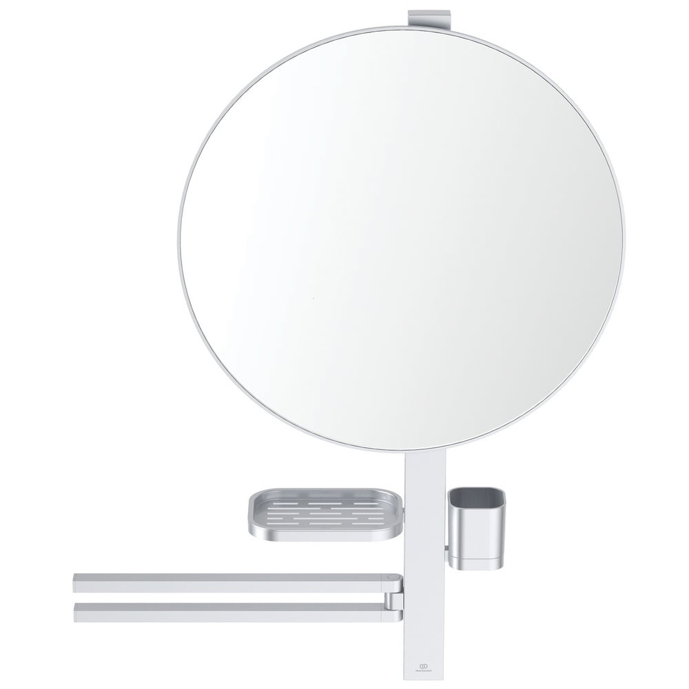 Ideal Standard Alu+ Silver Beauty Bar Large, Mirror 500mm - BD587SI