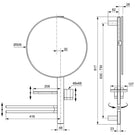 ideal-standard-alu-silver-beauty-bar-large-mirror-500mm---bd587si-