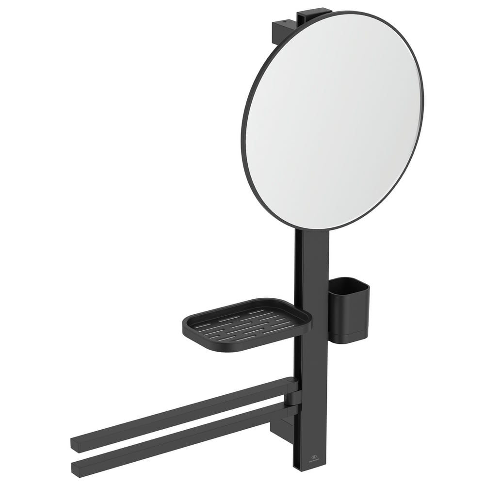 Ideal Standard Alu+ Silk Black Beauty Bar Medium, Mirror 320mm - BD588XG