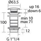 ideal-standard-chrome-1-14-unslotted-basin-clicker-waste---e1483aa-