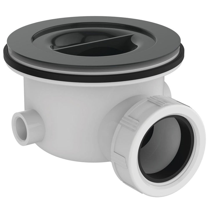 Toilet pan connector pipe with rubber seals