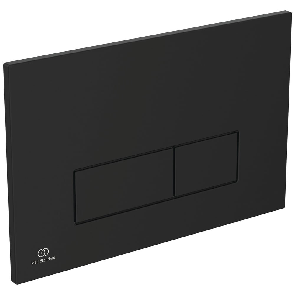 Ideal Standard Oleas Black M2 Mechanical Dual Flushplate - R0121A6