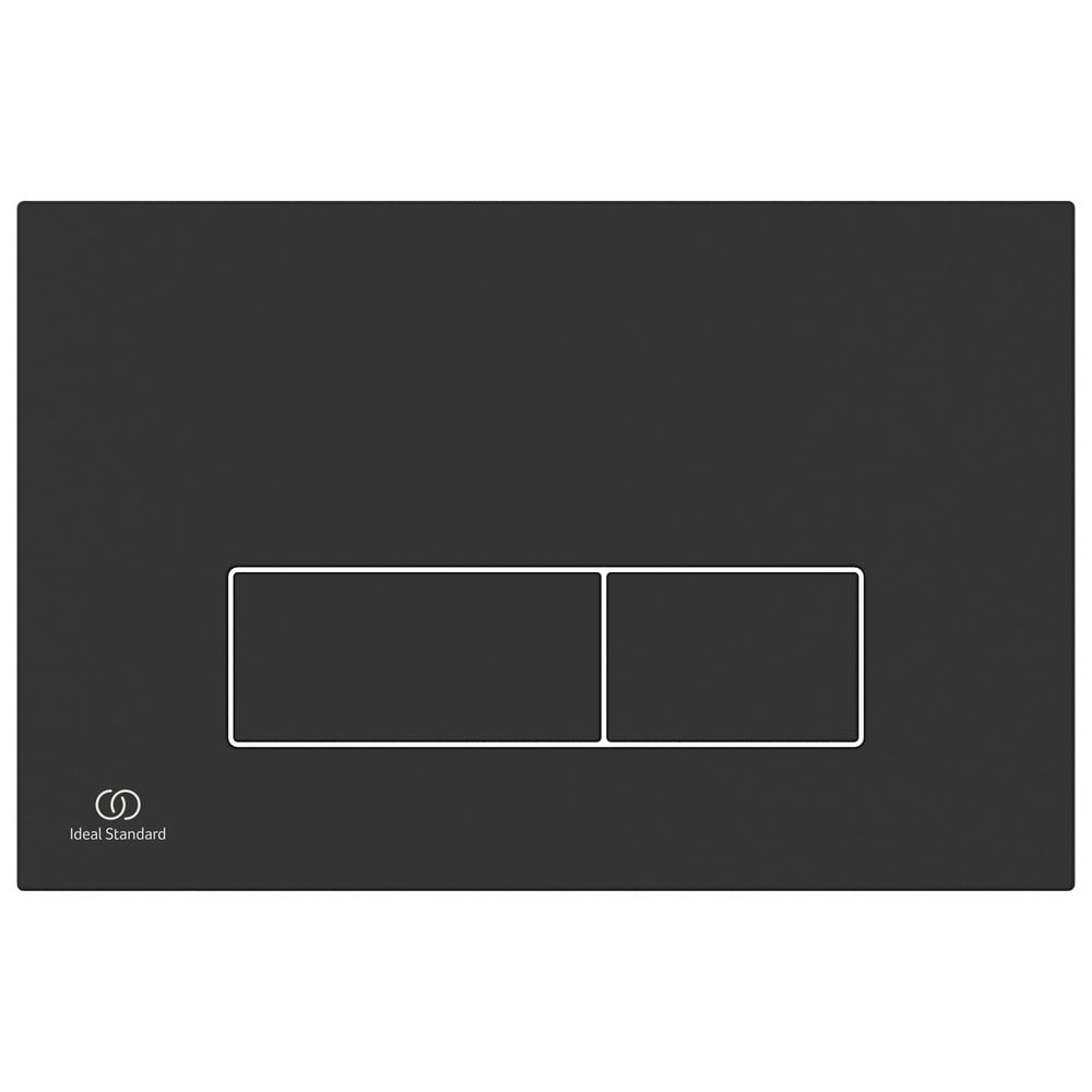 Ideal Standard Oleas Black M2 Mechanical Dual Flushplate - R0121A6
