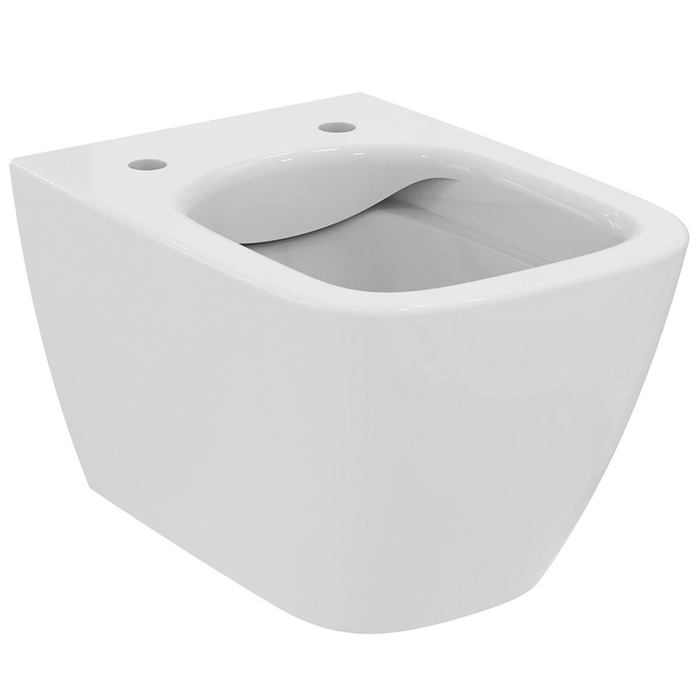 Ideal Standard i.life S White Compact Wall Mounted WC Bowl With Rimls+ Technology - T459201