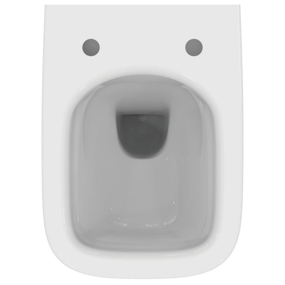 Ideal Standard i.life S White Compact Wall Mounted WC Bowl With Rimls+ Technology - T459201
