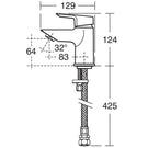 ideal-standard-tesi-chrome-single-lever-mini-smooth-body-basin-mixer-tap---a6588aa-
