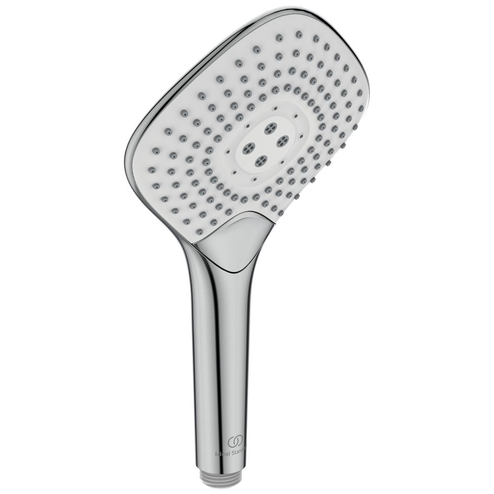 Ideal Standard Idealrain Evo Jet Chrome Diamond Hand shower 125mm With Rail Kit 600mm - B1762AA