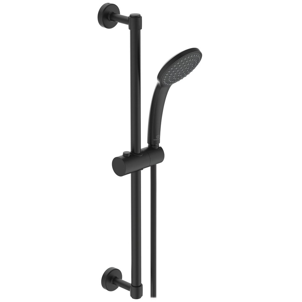 Ideal Standard Idealrain Silk Black M1 Shower Kit With Rail - BD142XG
