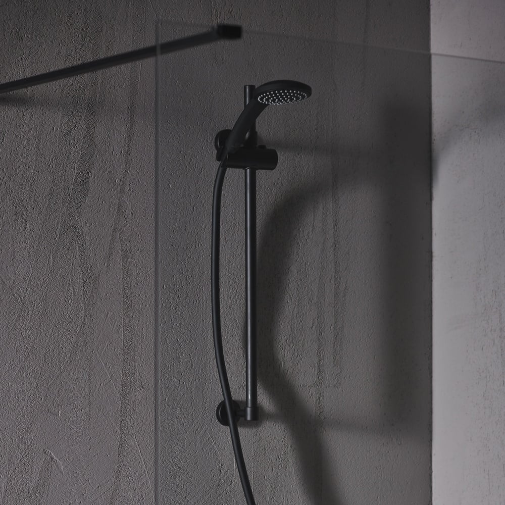 Ideal Standard Idealrain Silk Black M1 Shower Kit With Rail - BD142XG