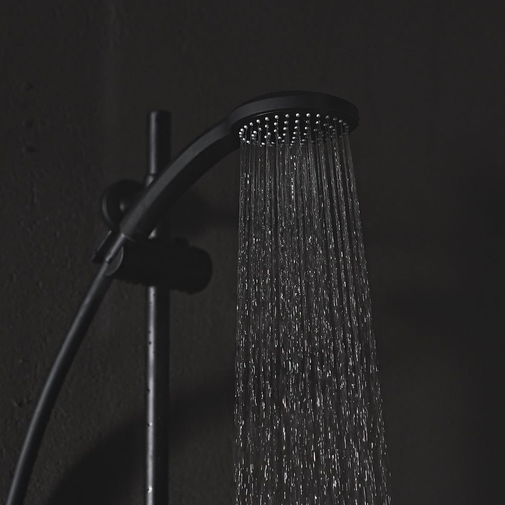 Ideal Standard Idealrain Silk Black M1 Shower Kit With Rail - BD142XG