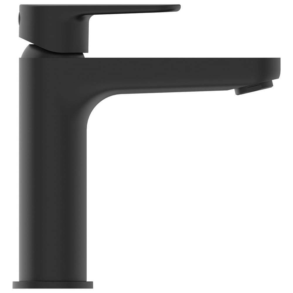 Ideal Standard Cerafine Anodised Aluminium Silk Black O Single Lever Basin Mixer Tap - BD829XG