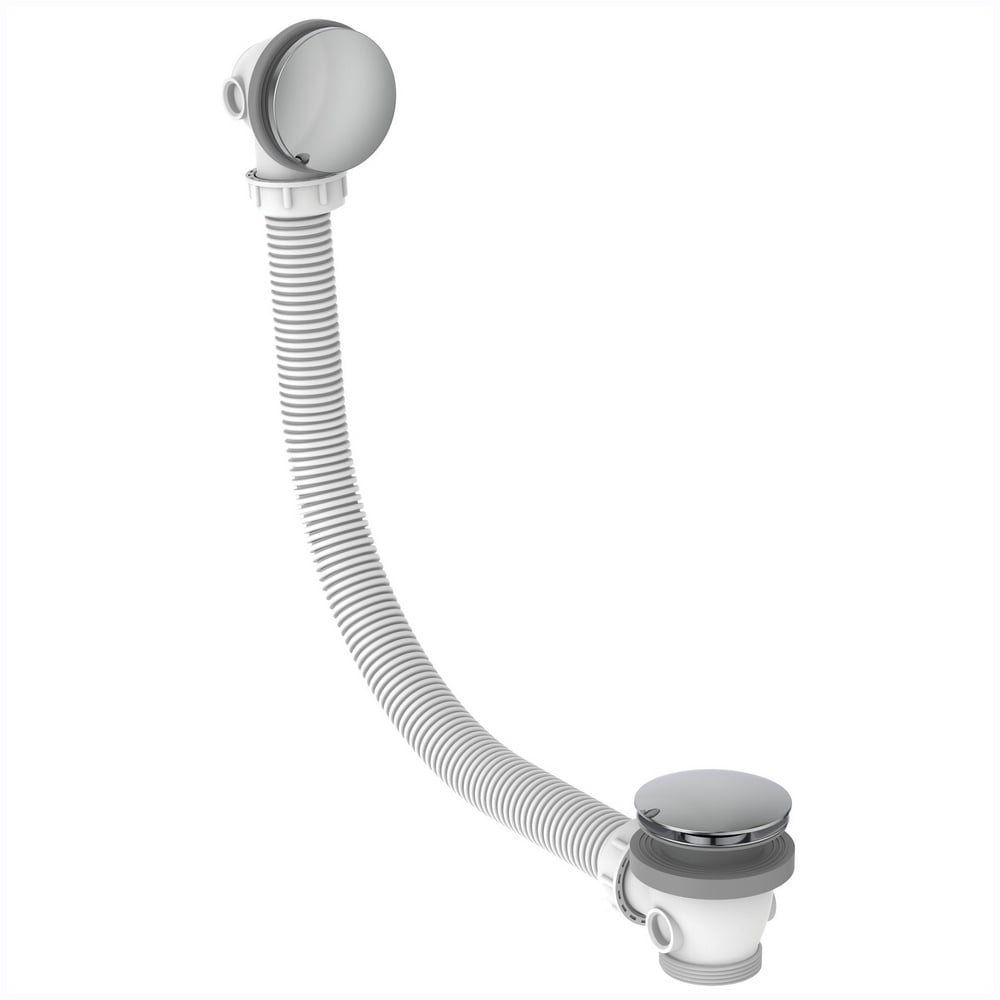 Ideal Standard Chrome Luxury Bath Clicker Waste And Overflow - E1484AA