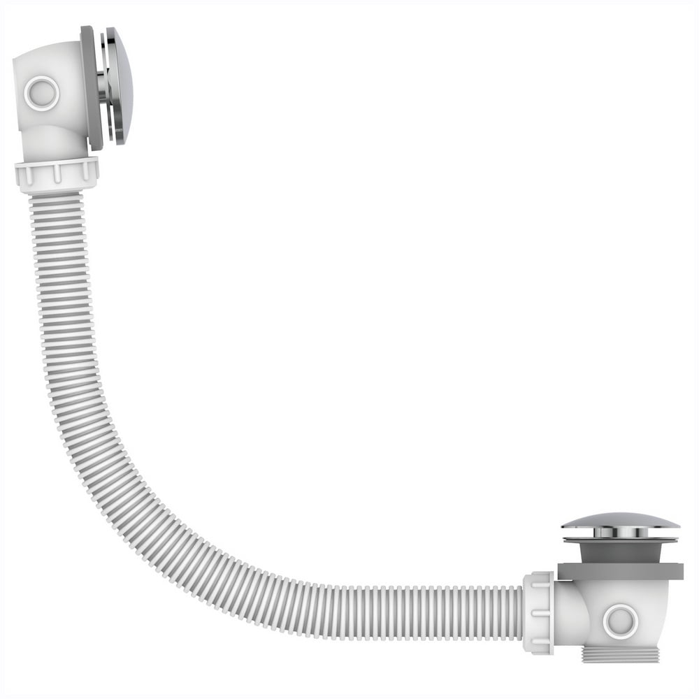 Ideal Standard Chrome Luxury Bath Clicker Waste And Overflow - E1484AA