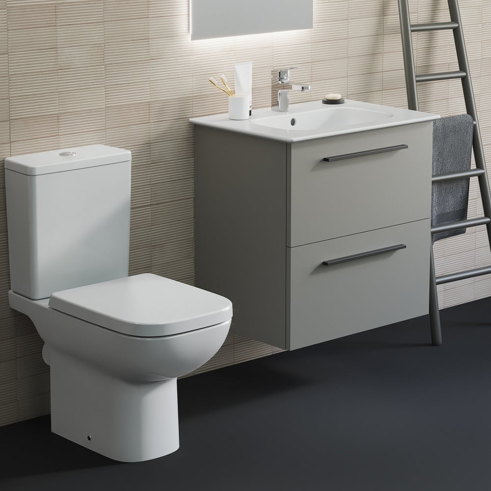 Ideal Standard i.life A White Slow Close Toilet Seat And Cover - T453101