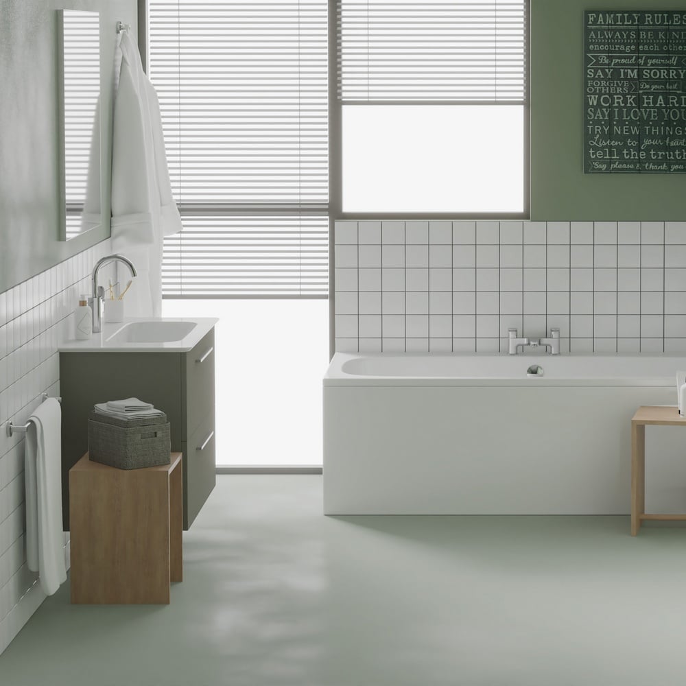 Ideal Standard i.life A Quartz Grey Matt Wall Hung Vanity Unit 80cm With 2 Drawers - T5256NG