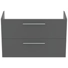 ideal-standard-ilife-a-quartz-grey-matt-wall-hung-vanity-unit-100cm-with-2-drawers---t5257ng-