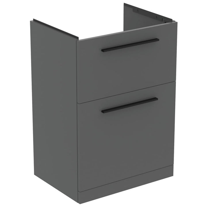 ideal-standard-ilife-a-quartz-grey-matt-floor-standing-vanity-unit-60cm-with-2-drawers---t5273ng-