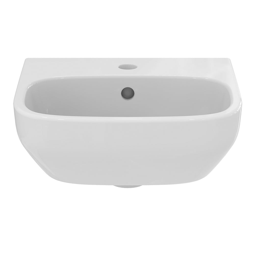 Ideal Standard i.life A White 400mm Ceramic Handwash Basin 1TH with Semi Pedestal
