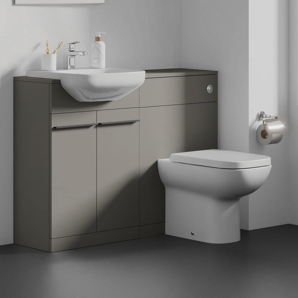 Ideal Standard i.life A Matt Quartz Grey Worktop 120cm - T5265NG