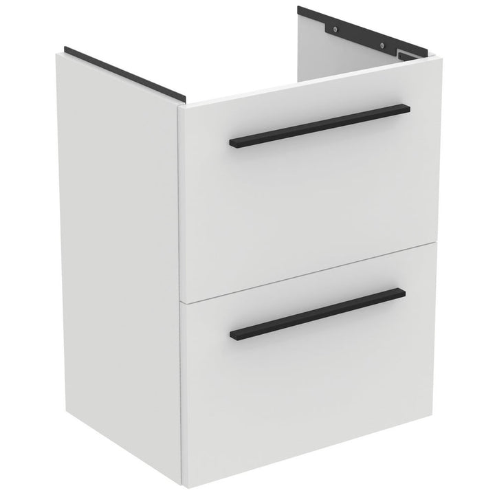 ideal-standard-ilife-s-matt-white-compact-wall-hung-vanity-unit-50cm-with-2-drawers---t5291du-