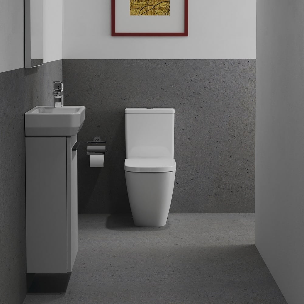 Ideal Standard i.life S Matt White Guest Washbasin Unit 41cm With 1 Door - T5296DU
