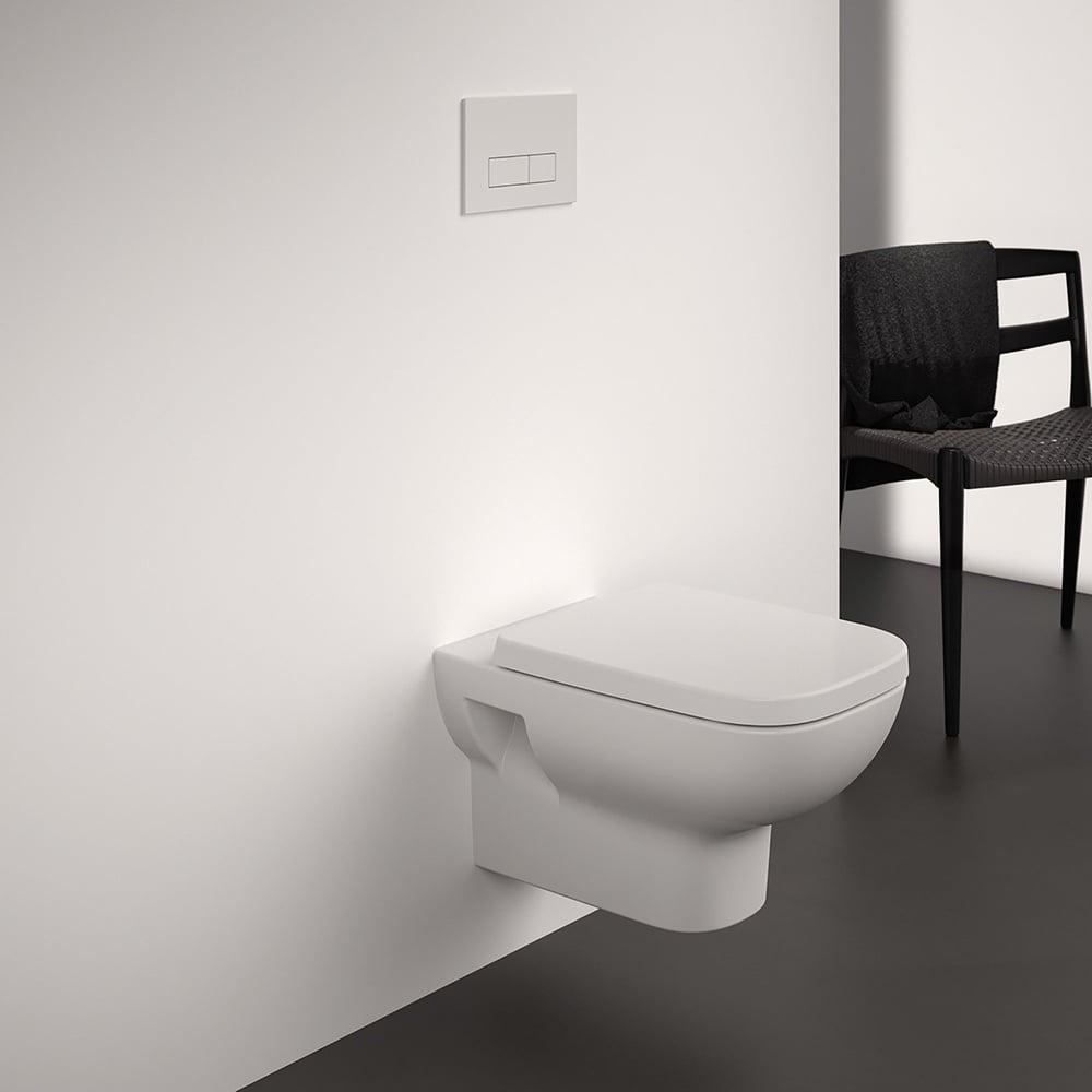 Ideal Standard i.life A White Wall Mounted WC Bowl With Rimls+ Technology - T471701